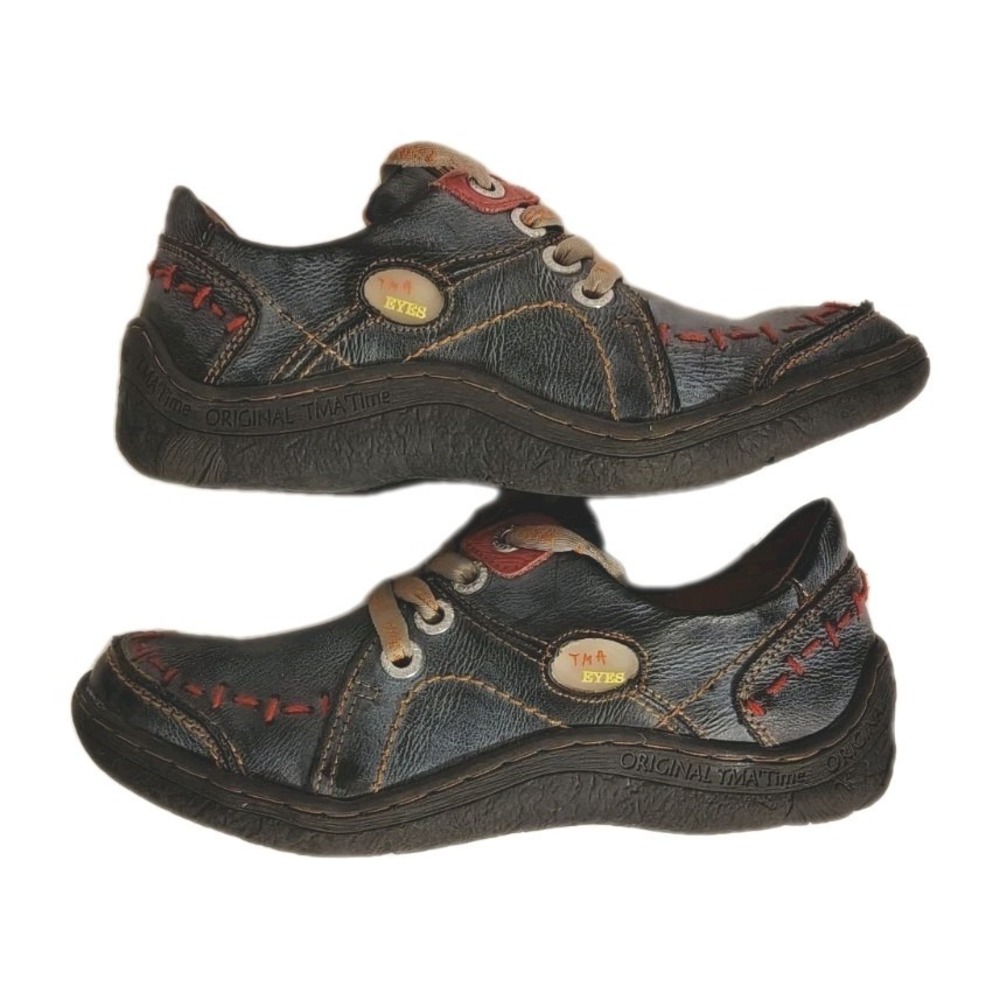 TMA Times TMA Eyes Womens Size 7 Air Step Walking Shoes Lace Up Sneakrs - Picture 2 of 7